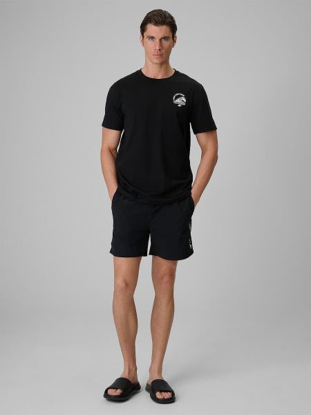T-shirt bawełniany męski 4F 4FRSS26TTSHM4296. Zielone t-shirty męskie 4f, m, bez wzorów, z bawełny, bez kołnierzyka. Za 57.99 zł.