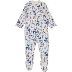 Śpioszki w kolorze beżowym. Brązowe body niemowlęce Lamino, bez wzorów, z materiału, bez ramiączek. W wyprzedaży za 35.95 zł.
