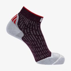 Skarpetki do biegania dla dorosłych Salomon Ultra Ankle. Niebieskie skarpetki męskie Salomon, bez wzorów. Za 55.00 zł.