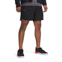 Krótkie Spodnie Vanish Woven 6In Graphic Sts Under Armor Dorosłych. Białe spodnie materiałowe męskie Under Armour, bez wzorów, z materiału, sportowe. Za 245.80 zł.
