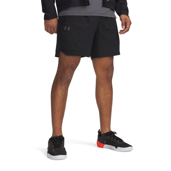 Krótkie Spodnie Vanish Woven 6In Graphic Sts Under Armor Dorosłych. Białe spodnie materiałowe męskie Under Armour, bez wzorów, z materiału, sportowe. Za 245.80 zł.