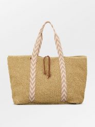 Becksöndergaard Shopper bag "Pheobe" w kolorze beżowym - 44 x 40 cm rozmiar: onesize. Brązowe shopper bag damskie Becksöndergaard, bez wzorów, z materiału, bez dodatków. Za 165.99 zł.