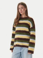 ONLY Sweter Sweter 15375036 Zielony Regular Fit. Zielone swetry klasyczne damskie Only, l, z syntetyku, bez kołnierzyka. Za 209.99 zł.