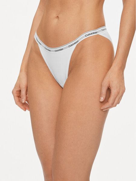 Calvin Klein Underwear Figi klasyczne 000QD5215E Biały. Białe figi damskie Calvin Klein Underwear, xl, bez wzorów, z bawełny. Za 59.99 zł.