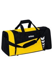 Torba sportowa Erima Six Wings. Czarne torby męskie na ramię Erima, bez wzorów, z materiału, na ramię. Za 150.89 zł.