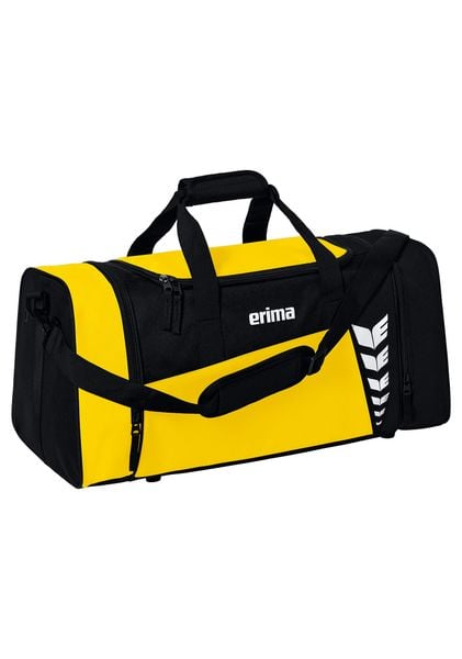 Torba sportowa Erima Six Wings. Czarne torby męskie na ramię Erima, bez wzorów, z materiału, na ramię. Za 150.89 zł.