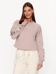 Guess Bluza V3BQ16 KB3P2 Różowy Regular Fit. Czerwone bluzy bez kaptura damskie Guess, s, z bawełny. Za 259.99 zł.