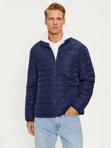 Sprandi Kurtka puchowa SP3-KUM051 Granatowy Regular Fit. Niebieskie kurtki męskie Sprandi, m, bez wzorów, z puchu, bez kaptura. Za 139.99 zł.