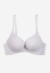 Biały Biustonosz Push-Up z Koronką Alorive. Białe biustonosze Born2be, bez wzorów, z koronki. Za 39.99 zł.