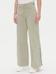 HUGO Spodnie cargo Holoma 50536955 Zielony Relaxed Fit. Zielone spodnie materiałowe damskie Hugo, bez wzorów, z bawełny. Za 379.99 zł.