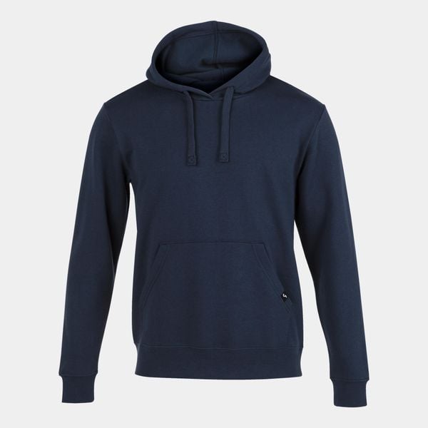 Bluza sportowa męska Joma Montana Hoodie. Niebieskie bluzy sportowe męskie Joma, bez wzorów, z bawełny, biznesowe, bez kołnierzyka, bez ramiączek. Za 190.00 zł.