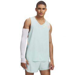 Koszulka Polo Bez Rękawów Męska Under Armour UA Velociti Elite Singlet. Niebieskie koszulki polo męskie Under Armour, m, bez wzorów, z materiału, bez ramiączek. Za 305.85 zł.