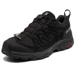 Buty do biegania męskie Salomon X Ward Leather Mid Gtx. Czarne obuwie do biegania damskie Salomon. Za 589.99 zł.