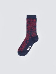 Skarpety męskie z wzorem paisley granatowe Bandero 403. Niebieskie skarpetki męskie Big Star, bez wzorów. Za 19.99 zł.