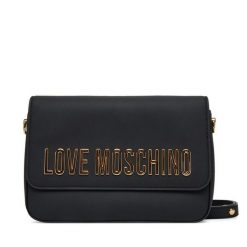 Torebka LOVE MOSCHINO. Czarne listonoszki damskie Love Moschino, bez wzorów, bez dodatków. Za 679.99 zł.