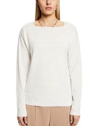 ESPRIT Sweter w kolorze kremowym rozmiar: M. Brązowe swetry klasyczne damskie Esprit, m, bez kołnierzyka. Za 144.92 zł.