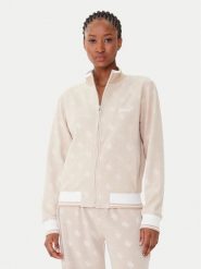 Guess Bluza V5BQ01 K1902 Brązowy Regular Fit. Brązowe bluzy bez kaptura damskie Guess, xxs, z syntetyku. Za 319.99 zł.