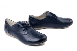 JOSEF SEIBEL 87201 971 868 Fiona 01 fathom, półbuty damskie. Niebieskie półbuty damskie Josef Seibel, bez wzorów, ze skóry, bez obcasa. Za 305.92 zł.