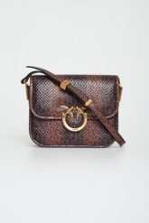 Torebka damska Love Box Bag Mini Pelle Stampa Lucertolina PINKO. Torebki klasyczne damskie Pinko, bez wzorów, bez dodatków. W wyprzedaży za 1,319.20 zł.
