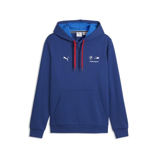 Męska bluza z kapturem BMW M MOTORSPORT Essentials PUMA. Niebieskie bluzy z kapturem męskie Puma, l. Za 299.00 zł.