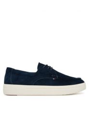 Tommy Hilfiger Półbuty Casual Suede Stitch Toe Hybrid FM0FM05707 Granatowy. Niebieskie półbuty męskie Tommy Hilfiger, ze skóry, bez zapięcia. Za 529.99 zł.