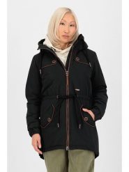 Alife and kickin Kurtka zimowa "CharlotteAK" w kolorze czarnym rozmiar: M. Czarne kurtki damskie Alife and Kickin, na zimę, m, z aplikacjami, z puchu, bez kaptura. Za 341.45 zł.