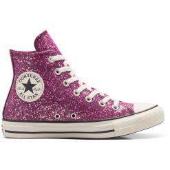 Buty sportowe Converse Chuck Taylor All Star. Fioletowe buty sportowe na co dzień damskie Converse, z syntetyku, bez zapięcia. Za 490.00 zł.