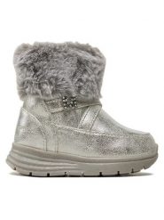 Mayoral Botki 42486 Srebrny. Szare botki dziewczęce Mayoral, bez wzorów, ze skóry, bez ramiączek. Za 159.99 zł.