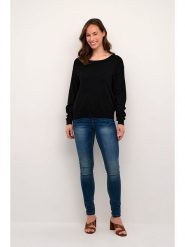 Cream Sweter "Dela" w kolorze czarnym rozmiar: S. Czarne swetry klasyczne damskie Cream, s, bez kołnierzyka. Za 86.37 zł.
