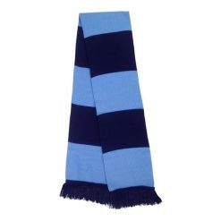 Szalik Drużyny. Niebieskie szaliki i kominy damskie RESULT WINTER ESSENTIALS, bez wzorów, z dzianiny. Za 44.99 zł.