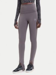 Adidas by Stella McCartney Legginsy True Strength JX4321 Szary Slim Fit. Szare legginsy damskie adidas by Stella McCartney, l, bez wzorów, z syntetyku. Za 439.99 zł.