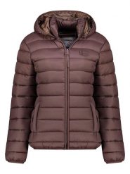 Geographical Norway Kurtka pikowana "Atichoko" w kolorze brązowym rozmiar: L. Brązowe kurtki damskie Geographical Norway, l, bez wzorów, bez kaptura. Za 116.32 zł.