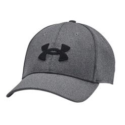 Męska Niskoprofilowa Czapka Z Daszkiem Blitzing. Szare czapki męskie Under Armour, bez wzorów, sportowe. Za 136.99 zł.
