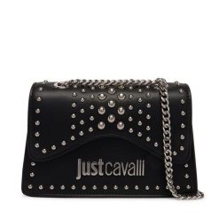Torebka Just Cavalli. Czarne torebki klasyczne damskie Just Cavalli, bez wzorów, bez dodatków. Za 749.99 zł.