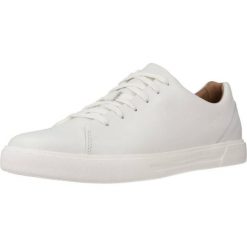 Buty CLARKS 26140164 Biały. Białe buty trekkingowe męskie Clarks, ze skóry, bez zapięcia, trekkingowe. Za 257.99 zł.
