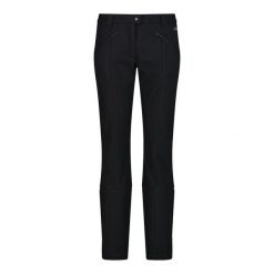 Spodnie Narciarskie Softshell Rozmiar XL Czarny - 38A1586-U901. Czarne spodnie materiałowe damskie CMP, bez wzorów, z elastanu. Za 469.99 zł.