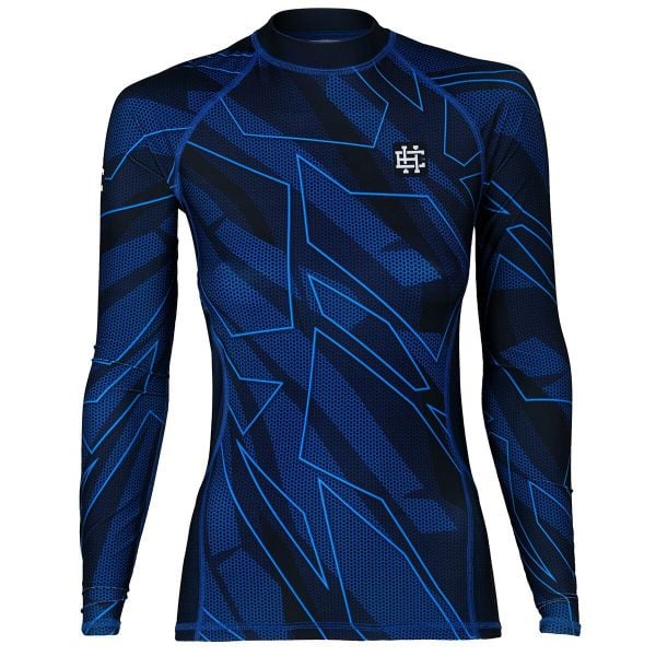 Koszulka Sportowa Rashguard damski MMA EXTREME HOBBY SHADOW. Niebieskie bielizna termoaktywna damska EXTREME HOBBY, xl, bez wzorów, z bawełny. Za 209.00 zł.