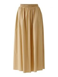 Oui Spódnica w kolorze karmelowym rozmiar: 40. Brązowe spódniczki damskie Oui, bez wzorów, z bawełny, midi. Za 165.71 zł.