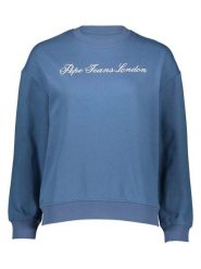 Pepe Jeans Sweter w kolorze niebieskim rozmiar: M. Niebieskie swetry klasyczne damskie Pepe Jeans, m, z jeansu, bez kołnierzyka. Za 104.99 zł.