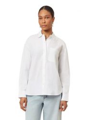 Scotch & Soda Koszula w kolorze białym rozmiar: M. Białe koszule damskie Scotch & Soda, m, bez wzorów, z bawełny, bez kołnierzyka, bez ramiączek. Za 170.87 zł.