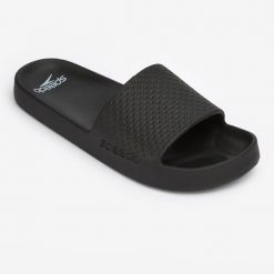Klapki basenowe męskie Speedo Entry Essential. Niebieskie klapki i japonki męskie Speedo, z materiału. Za 49.99 zł.