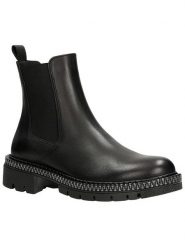 Wojas Skórzane sztyblety w kolorze czarnym rozmiar: 39. Czarne botki damskie Wojas, sportowe, bez obcasa, bez zapięcia. Za 448.16 zł.