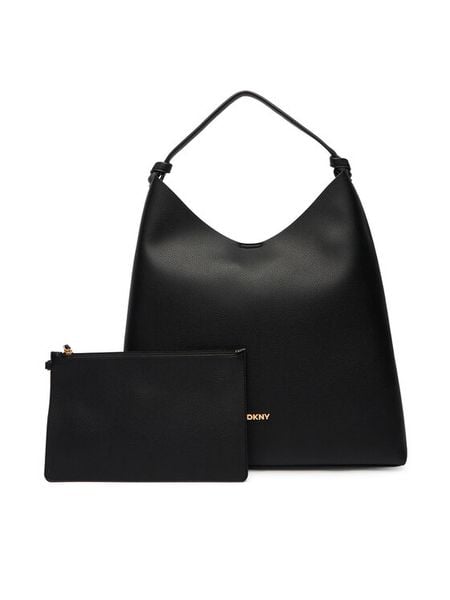 DKNY Torebka R54CAO07 Czarny. Czarne torebki klasyczne damskie DKNY, bez wzorów, ze skóry, bez dodatków. Za 789.99 zł.