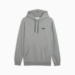 Bluza z kapturem męska Puma ESS SMALL LOGO FL 68677103. Szare bluzy z kapturem męskie Puma, m, z bawełny. Za 155.71 zł.