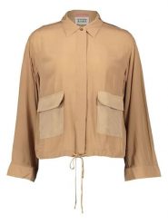 Scotch & Soda Bluzka w kolorze beżowym rozmiar: 38. Brązowe bluzki damskie Scotch & Soda, bez wzorów, z wiskozy, bez kołnierzyka, bez ramiączek. Za 174.43 zł.