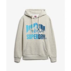Bluza z kapturem Superdry Mountain Rainbow. Szare bluzy z kapturem męskie Superdry., m. Za 392.90 zł.