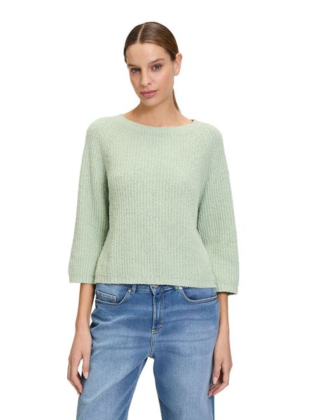 CARTOON Sweter w kolorze zielonym rozmiar: 38. Zielone swetry klasyczne damskie Cartoon, z bawełny, bez kołnierzyka. Za 72.95 zł.