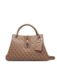 Guess Torebka Yvonne Logo HWSG23 78220 Brązowy jasny. Brązowe torebki klasyczne damskie Guess, z aplikacjami, ze skóry, bez dodatków. Za 674.99 zł.