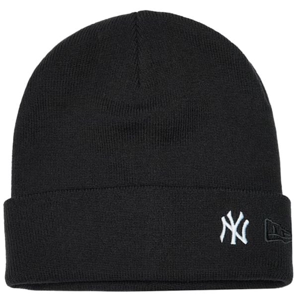 Czapka dla dorosłych Mini Logo Cuff Beanie New York Yankees Hat. Niebieskie czapki męskie New Era, bez wzorów. Za 129.99 zł.