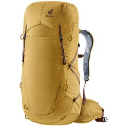 Plecak trekkingowy Deuter Aircontact Ultra 50 + 5 - savanna/raisin. Szare plecaki damskie Deuter, bez wzorów, z poliamidu. Za 1,449.99 zł.